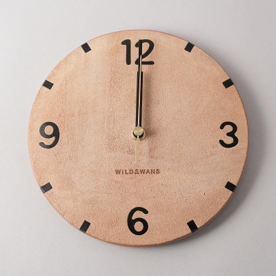 FULL GRAIN BRIDLE SPLIT / WALL CLOCK